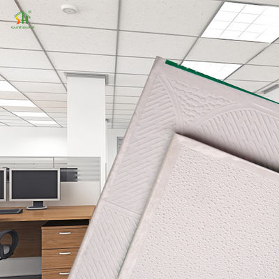 سعر جيد الحديث نمط بلاط السقف الجبس PVC مستطيل الشكل مربع الحافة الانترنت