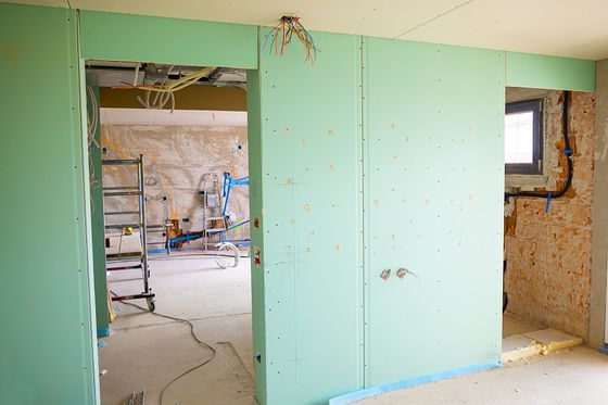 سعر جيد لوح جصي مقاوم للماء مقاوم للرطوبة 9 مم لتقسيم الجدار الداخلي الانترنت