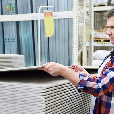 سعر جيد 1220x2440mm ألواح الجبس المقاومة للرطوبة 9mm-15mm سمك الانترنت