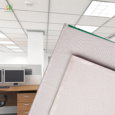 سعر جيد بلاط سقف من البلاستيك المقوى بالجبس، ألواح سقف من الجبس PVC للسقف الانترنت