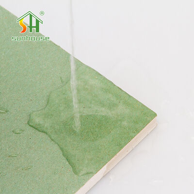 سعر جيد ألواح الجبس المقاومة للرطوبة 18mm 1220×2440mm ورق الجدار الجاف خفيف الوزن للجدران الداخلية الانترنت